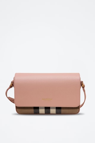Sac bandoulière en cuir - Rose
