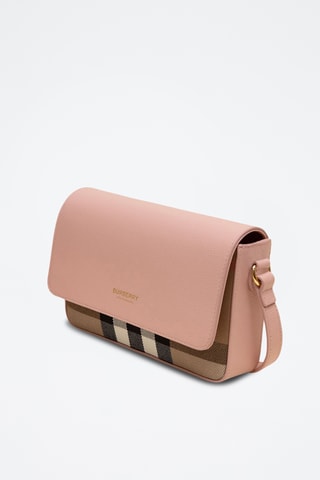Sac bandoulière en cuir - Rose