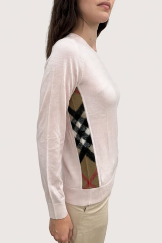 Pull en mérinos Lucia - Rose