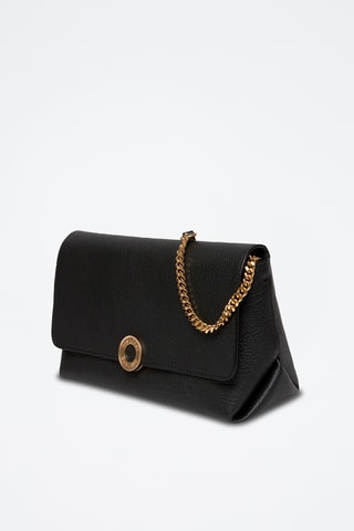 Sac bandoulière en cuir - Jaune et rouge