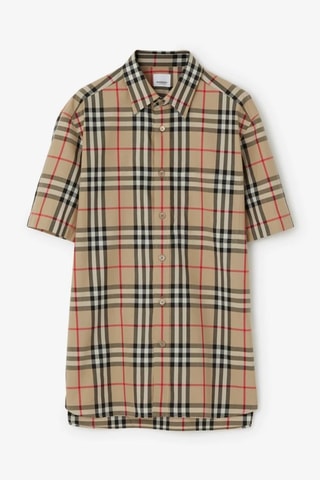 Chemise en coton Shefford - Marron
