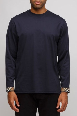 T-shirt Ellison Navy - Blauw