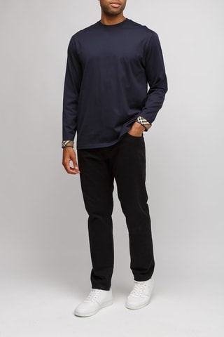T-shirt Ellison Navy - Blauw