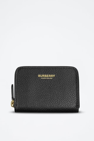 Porte-monnaie en cuir MN ZIP - Noir