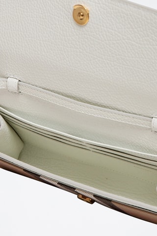 Sac bandoulière en cuir Hillington - Blanc