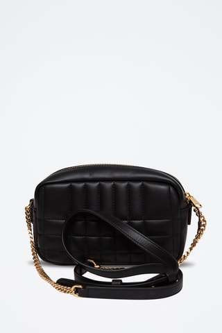 Sac bandoulière en cuir Lexi - Noir