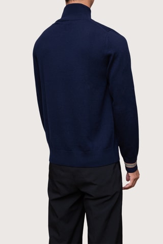 Sweat en laine mérinos Icon - Bleu