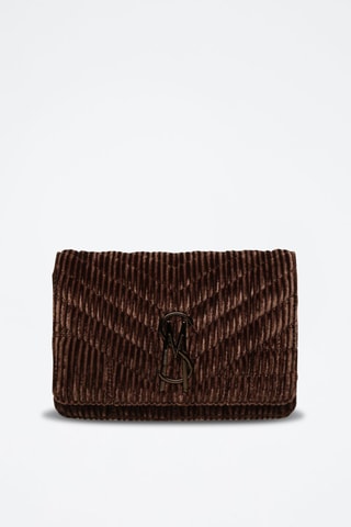 Bolso de terciopelo Voler - Marrón