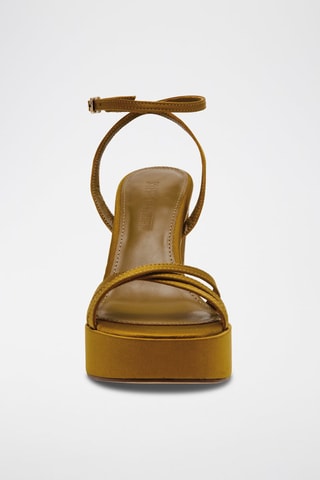 Sandalen met Hak Fleet - Olijfgroen