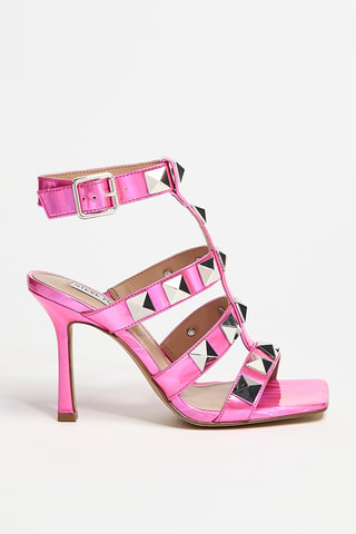 Gelakte Sandalen met Hak Capri - Roze
