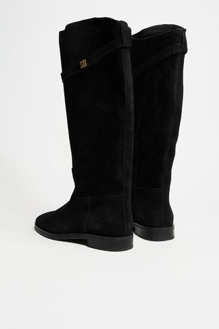 Botas de piel - Negro