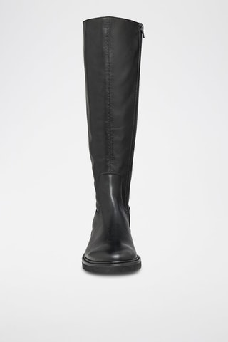 Botas de piel Neva - Negro