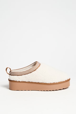 Zuecos con plataforma Codie-F - Beige