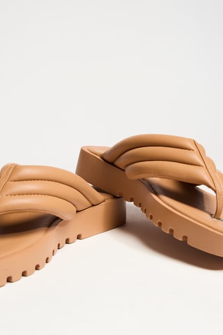 Sandalias con plataforma Boost - Camel