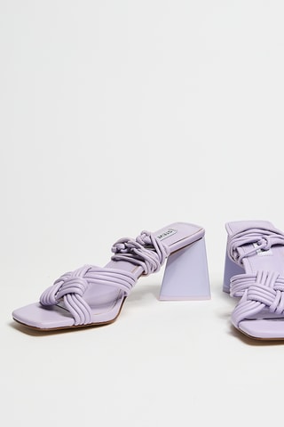 Sandalen met Hak Miraya - Lichtpaars