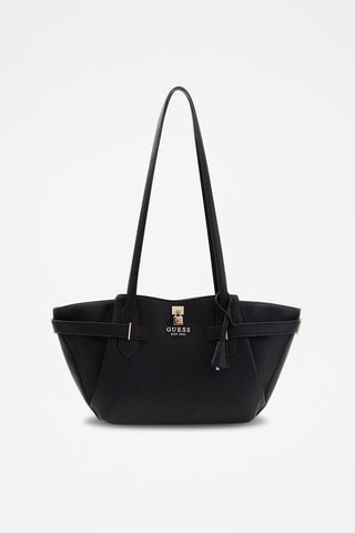 Bolso shopper Yesba - Negro y dorado