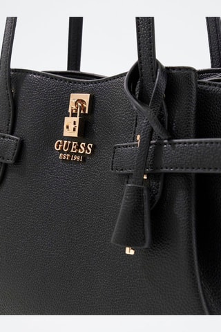 Bolso shopper Yesba - Negro y dorado