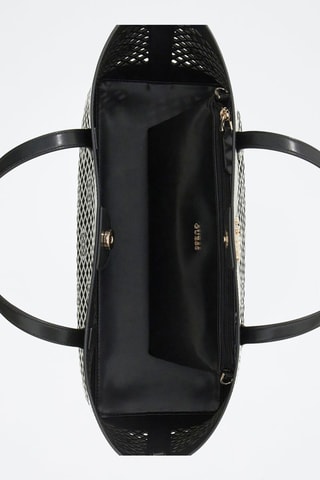Bolso shopper y bolso de mano Letty - Negro
