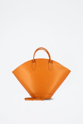 Bolso saco de piel - Marrón