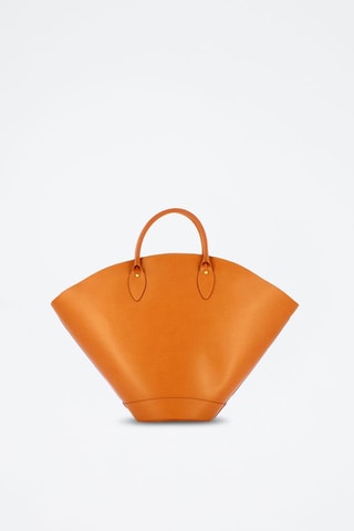 Bolso saco de piel - Marrón