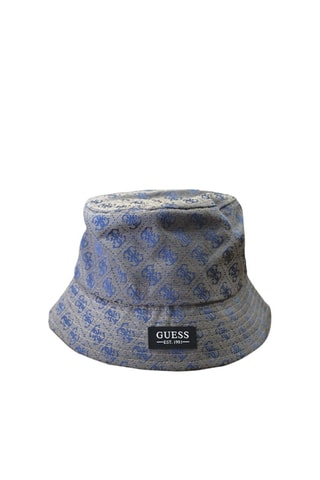 Gorro bucket - Azul, marrón y gris