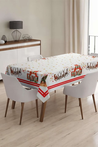Mantel rectangular - Blanco - 160 x 220 cm