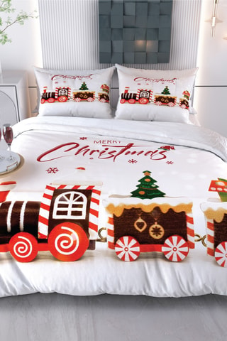 Juego de nórdico Xmas - Blanco y verde