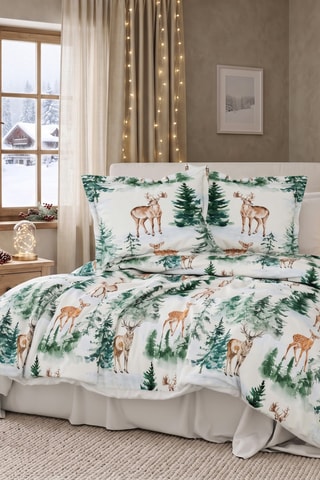 Juego de nórdico Xmas - Blanco y verde