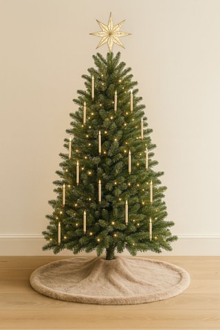 Pie de árbol de Navidad - Crema