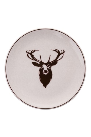 6 platos de postre de porcelana - 19,3 cm