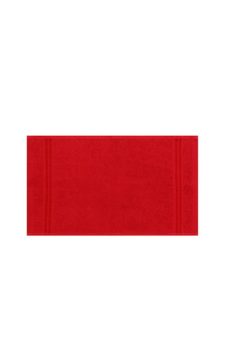 6 toallas de tocador Rainbow - Rojo - 30 x 50 cm