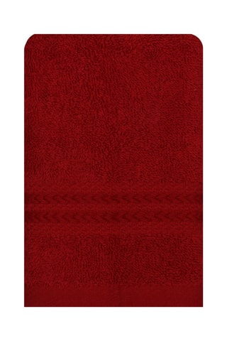 Toalla de tocador Rainbow - Rojo - 30 x 50 cm