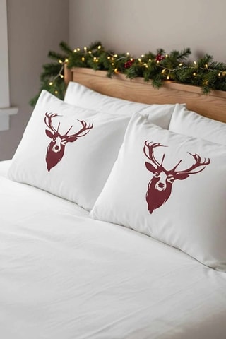 2 fundas de almohada - Blanco - 60 x 60 cm