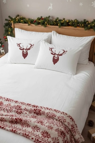 2 fundas de almohada - Blanco - 60 x 60 cm