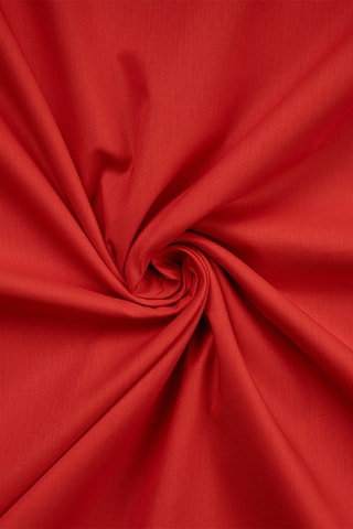 Sábana bajera de algodón 57 hilos/cm² - Rojo