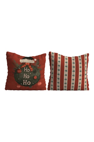 2 fundas de cojín - Multicolor - 43 x 43 cm