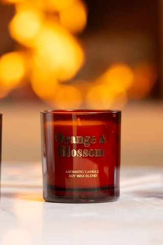 2 velas de cera de soja - Rojo