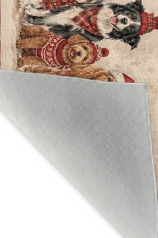 2 alfombras de baño - Rojo - 40 x 60 cm