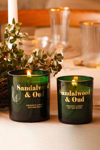 2 velas de cera de soja - Verde