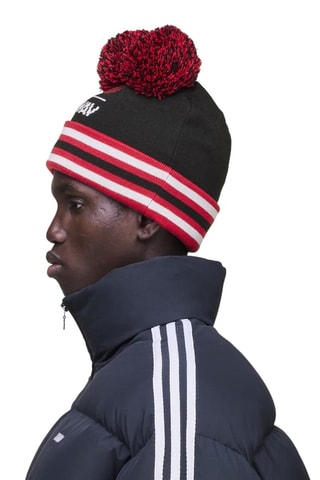 Bonnet à pompons Statement Hza - Noir
