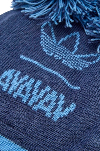 Bonnet à pompons Statement Hza - Bleu