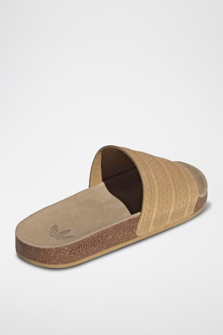 Claquettes en nubuck Adilette - Beige
