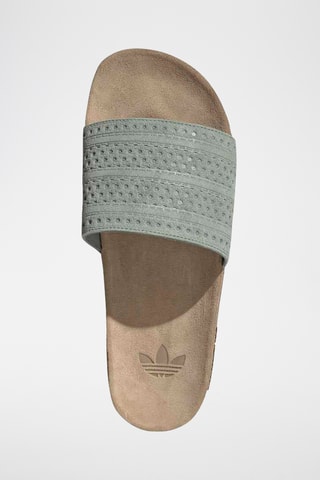 Claquettes en nubuck Adilette - Vert
