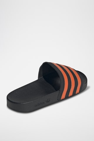 Claquettes en cuir Adilette - Noir