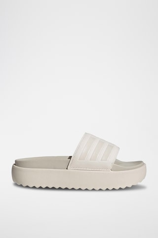 Claquettes plateformes Adilette - Beige clair