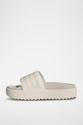 Claquettes plateformes Adilette - Beige clair