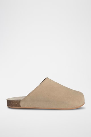 Sabots en nubuck Adilette - Beige
