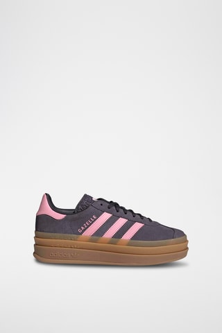 Baskets plateformes en nubuck Gazelle - Gris foncé