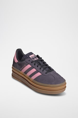 Baskets plateformes en nubuck Gazelle - Gris foncé
