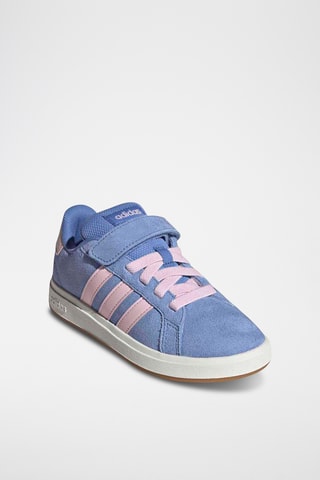Baskets en nubuck Grand Court - Bleu clair